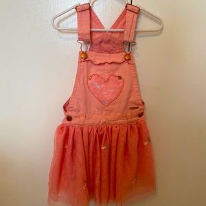 Overall Floral Skirt